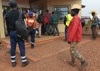 Une grève générale paralyse les activités de Dynamique Mining ce mercredi